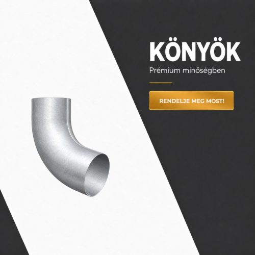 Könyök 33-as Horganyzott 72°