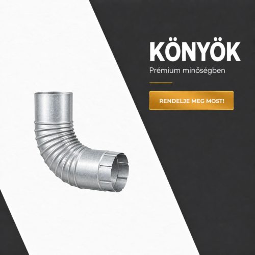 Könyök 33-as Horganyzott 90°