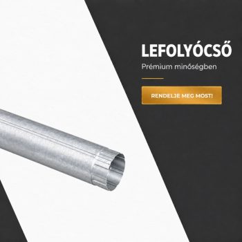 Lefolyócső 33-as Horganyzott 2 fm