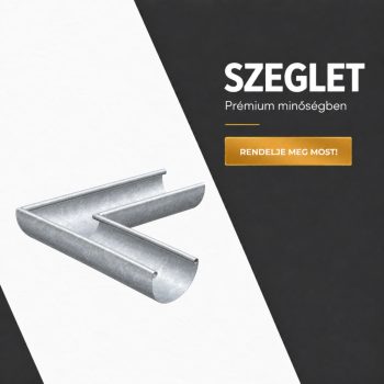 Szeglet 25-ös Horganyzott 90°