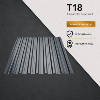 T18 Trapézlemez Ral7016 Antracitszürke fényes 0.50 MM