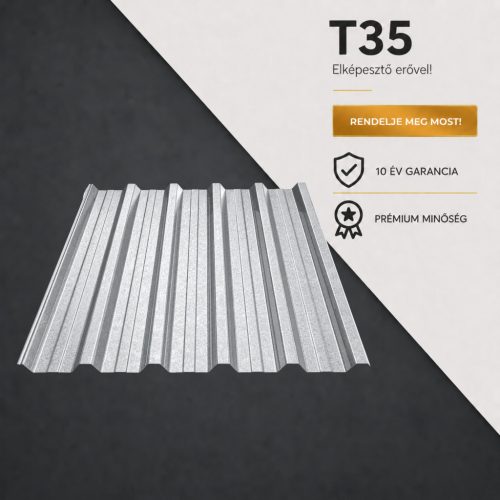 T35 Trapézlemez Horganyzott 0.40 MM