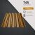 T45 Trapézlemez Ral8003 Agyagbarna fényes 0.45 MM