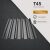 T45 Trapézlemez Ral7024 Grafitszürke fényes 0.45 MM
