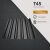 T45 Trapézlemez Ral9005 Fekete fényes 0.45 MM