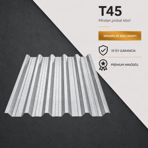 T45 Trapézlemez Horganyzott 0.60 MM