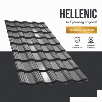   HELLENIC 35 Cserepeslemez Ral7024 Grafitszürke fényes 0.45 MM 