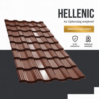   HELLENIC 35 Cserepeslemez Ral8017 Csokoládébarna fényes 0.45 MM 