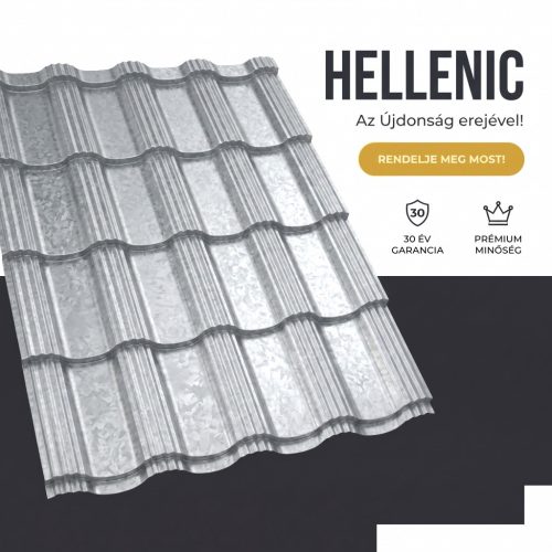 HELLENIC 35 Cserepeslemez Horganyzott  0.60 MM