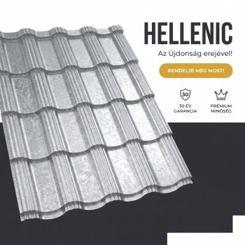 HELLENIC 40 Cserepeslemez Horganyzott  0.60 MM