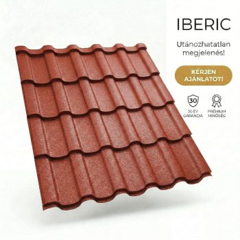   IBERIC 40 Cserepeslemez Barnásvörös Ral3011 GrandeMat 0.50 MM