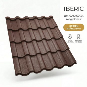   IBERIC 40 Cserepeslemez Csokoládébarna Ral8017 GrandeMat 0.50 MM