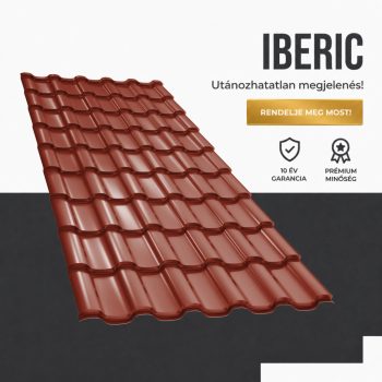 IBERIC 35 Cserepeslemez Ral3009 Oxidvörös fényes 0.45 MM