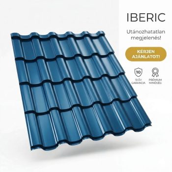 IBERIC 35 Cserepeslemez Enciánkék Ral5010 0.45 MM fényes