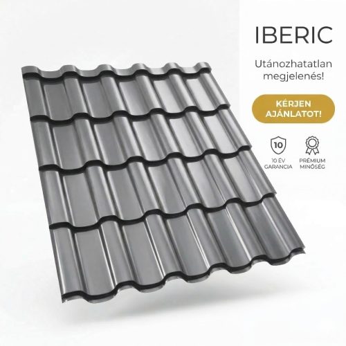 IBERIC 35 Cserepeslemez Grafitszürke Ral7024 0.45 MM fényes