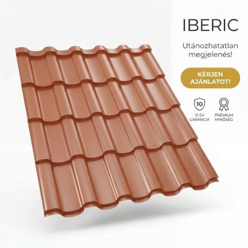 IBERIC 35 Cserepeslemez Rézbarna Ral8004 0.45 MM fényes