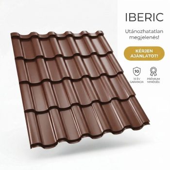   IBERIC 35 Cserepeslemez Csokoládébarna Ral8017 0.45 MM fényes