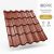 IBERIC 40 Cserepeslemez Oxidvörös Ral3009 0.45 MM fényes