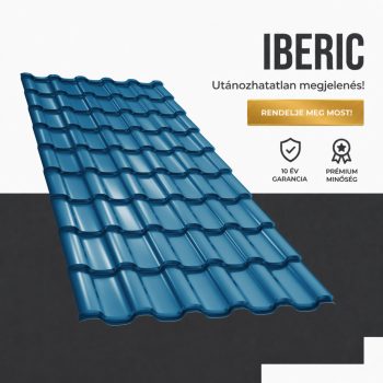 IBERIC 40 Cserepeslemez Ral5010 Enciánkék fényes 0.45 MM