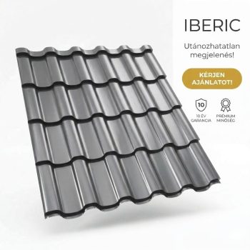   IBERIC 40 Cserepeslemez Grafitszürke Ral7024 0.45 MM fényes