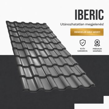   IBERIC 40 Cserepeslemez Ral7024 Grafitszürke fényes 0.45 MM