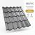 IBERIC 40 Cserepeslemez Grafitszürke Ral7024 0.45 MM fényes