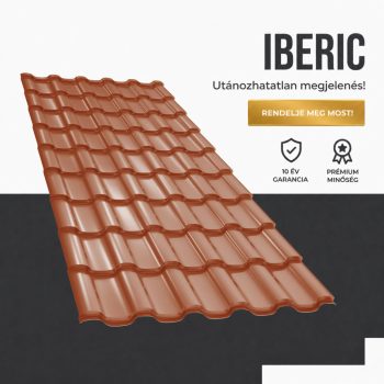IBERIC 40 Cserepeslemez Ral8004 Rézbarna fényes 0.45 MM