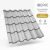 IBERIC 40 Cserepeslemez Fehéralumínium Ral9006 0.50 MM fényes