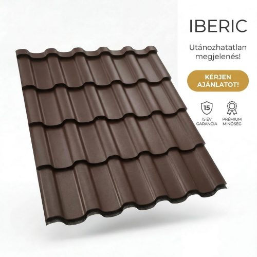 IBERIC 35 Cserepeslemez Szürkésbarna Ral8019 Matt 0.45 MM