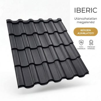 IBERIC 35 Cserepeslemez Fekete Ral9005 Matt 0.45 MM