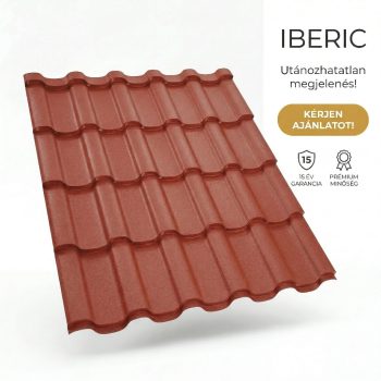 IBERIC 35 Cserepeslemez Oxidvörös Ral3009 Matt 0.50 MM