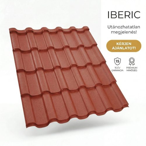IBERIC 35 Cserepeslemez Oxidvörös Ral3009 Matt 0.50 MM