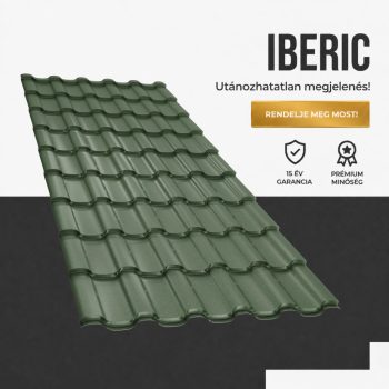 IBERIC 35 Cserepeslemez Ral6020 Krómzöld Matt 0.50 MM