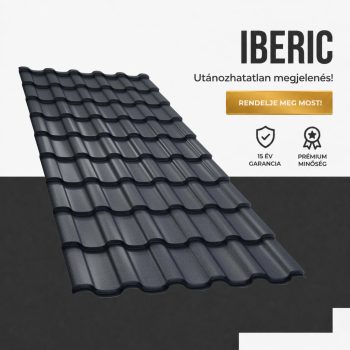 IBERIC 40 Cserepeslemez Ral7016 Antracitszürke Matt 0.50 MM