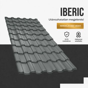IBERIC 40 Cserepeslemez Ral7024 Grafitszürke Matt 0.50 MM