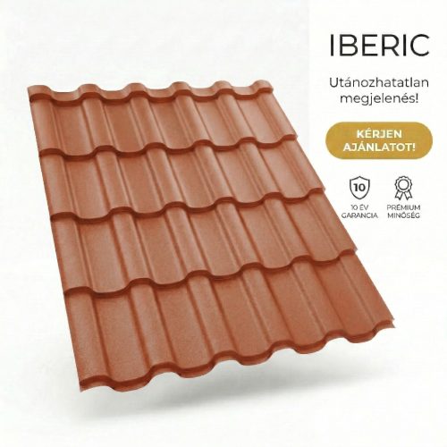 IBERIC 40 Cserepeslemez Rézbarna Ral8004 Matt 0.50 MM
