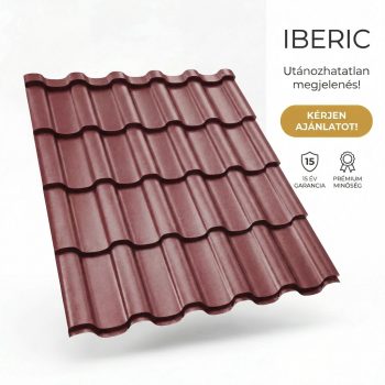 IBERIC 35 Cserepeslemez Borvörös Ral3005 Matt 0.60 MM