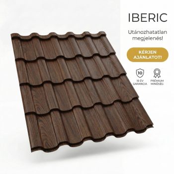IBERIC 35 Cserepeslemez Famintás Paliszander Antik 0.45MM