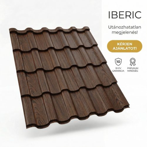 IBERIC 35 Cserepeslemez Famintás Paliszander Antik 0.45MM