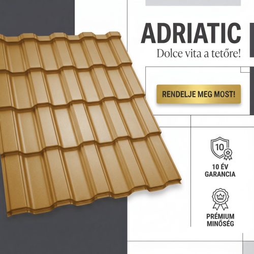 ADRIATIC 35 Cserepeslemez Ral8003 Agyagbarna fényes 0.45 MM