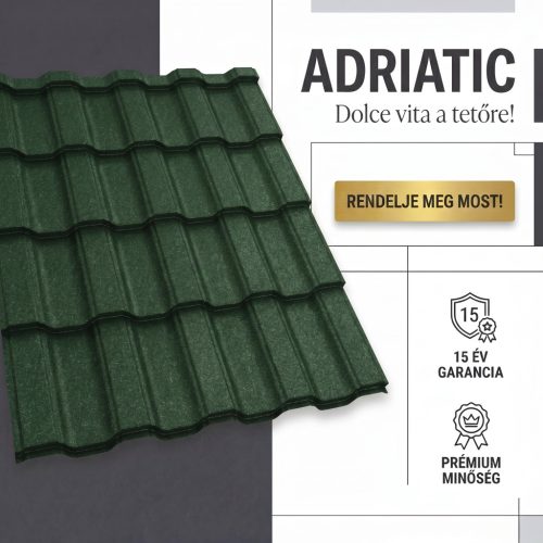 ADRIATIC 35 Cserepeslemez Ral6005 Mohazöld GrandeMat 0.50 MM