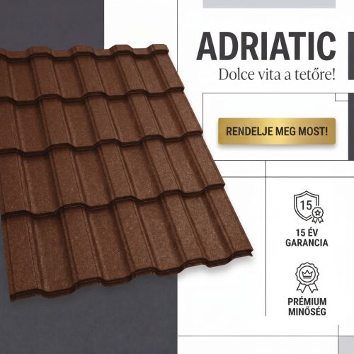 ADRIATIC 35 Cserepeslemez Ral8004 Rézbarna GrandeMat 0.50 MM