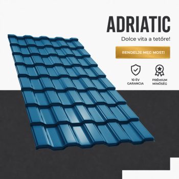   ADRIATIC 35 Cserepeslemez Ral5010 Enciánkék fényes 0.45 MM