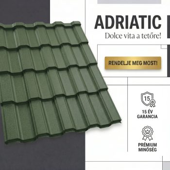 ADRIATIC 35 Cserepeslemez Ral6020 Krómzöld Matt 0.45 MM