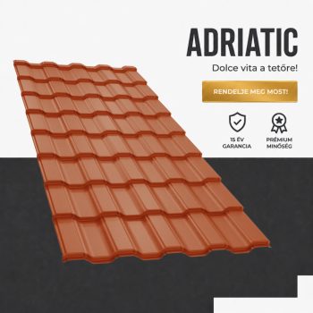 ADRIATIC 35 Cserepeslemez Ral8004 Rézbarna Matt 0.45 MM