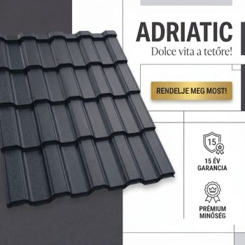   ADRIATIC 35 Cserepeslemez Ral7016 Antracitszürke Matt 0.60 MM