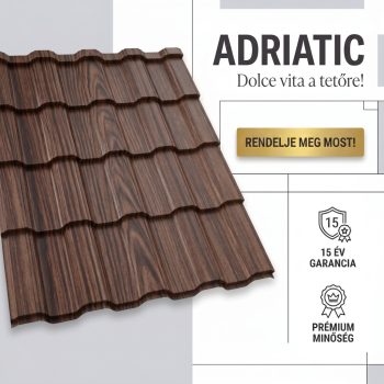ADRIATIC 35 Cserepeslemez Famintás Paliszander Antik 0.45MM