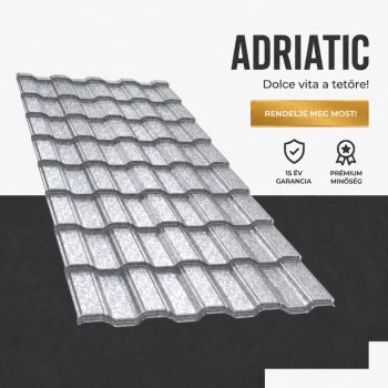 ADRIATIC 35 Cserepeslemez Horganyzott 0.45 MM