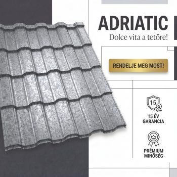 ADRIATIC 40 Cserepeslemez Horganyzott 0.50 MM