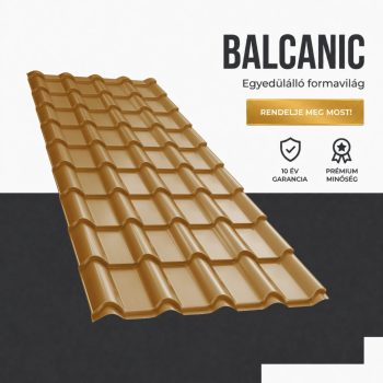   BALCANIC 35 Cserepeslemez Ral8003 Agyagbarna fényes 0.45 MM 